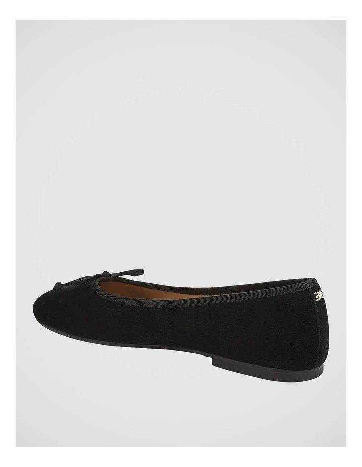 Alie Ballet Flats in Black Suede image 3
