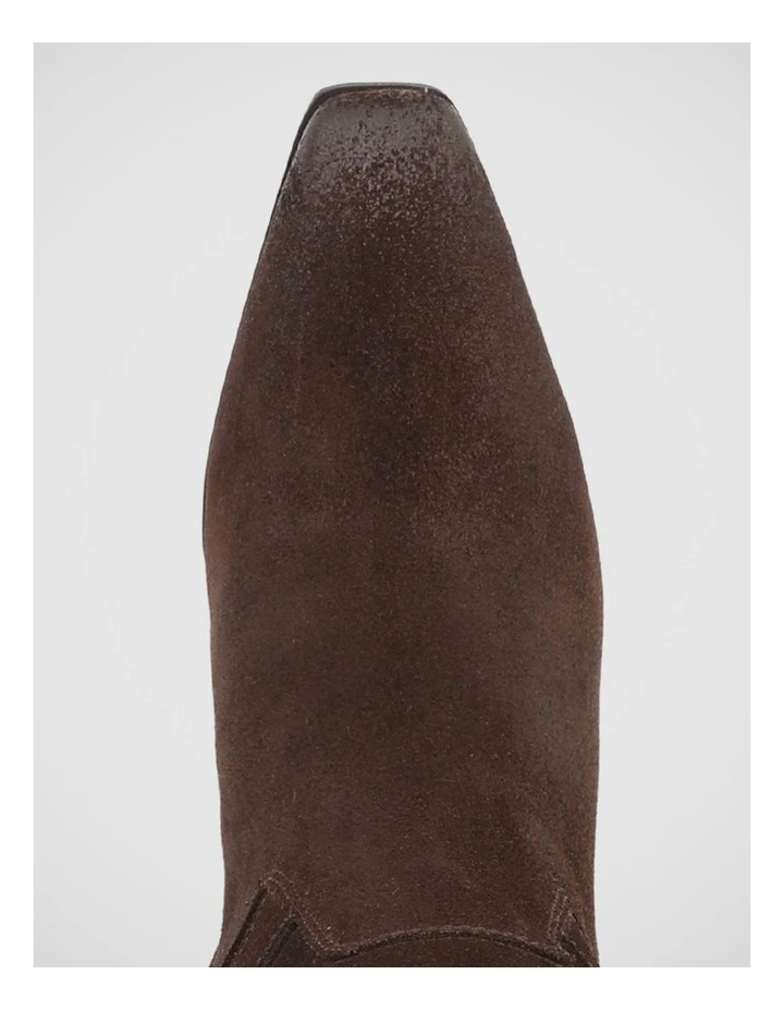 Haisley Knee Boots in Espresso Bean Suede image 4