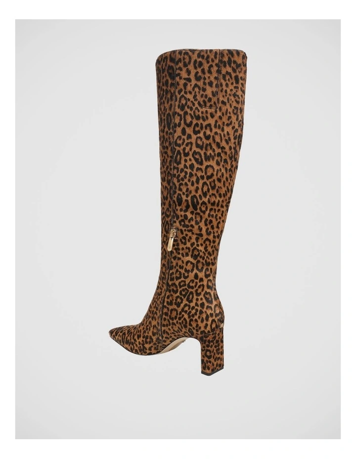 Sylvia Knee Boots in Brown Multi image 3