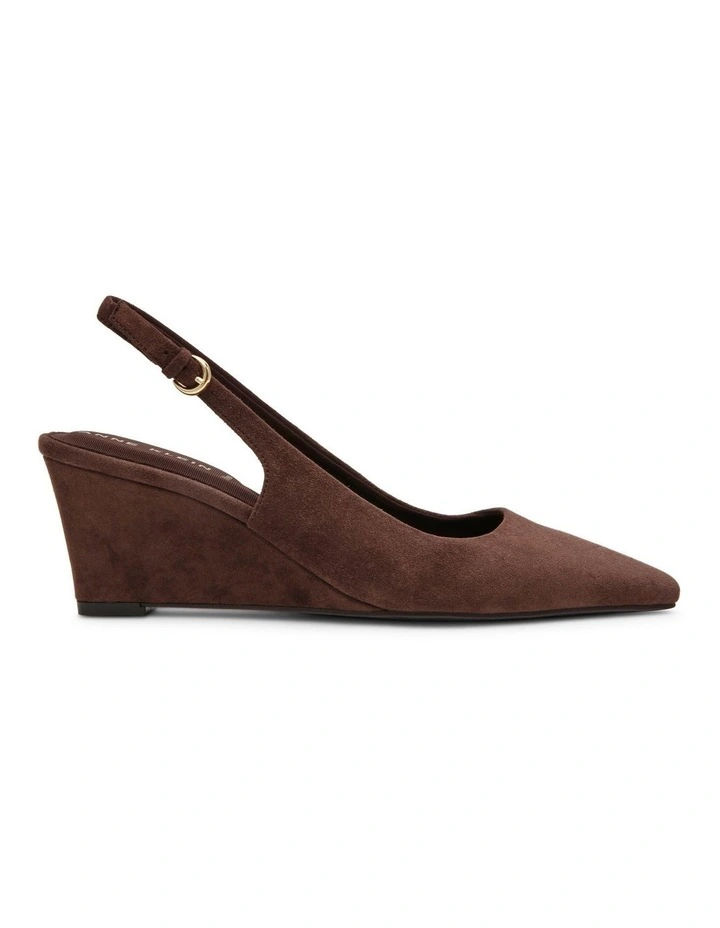 Cookie Chocolate Brown Suede image 2