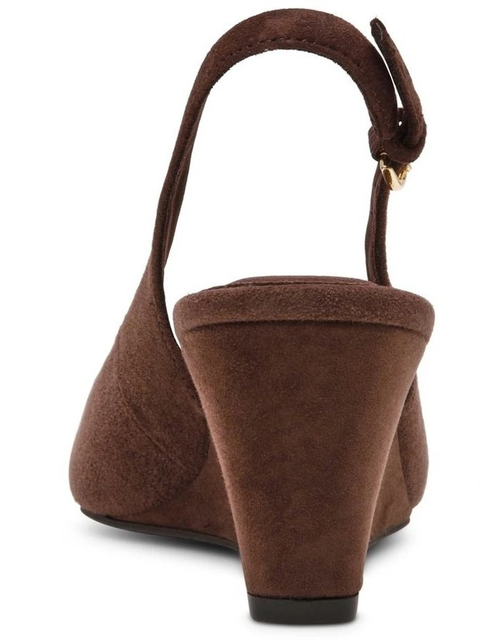 Cookie Chocolate Brown Suede image 6