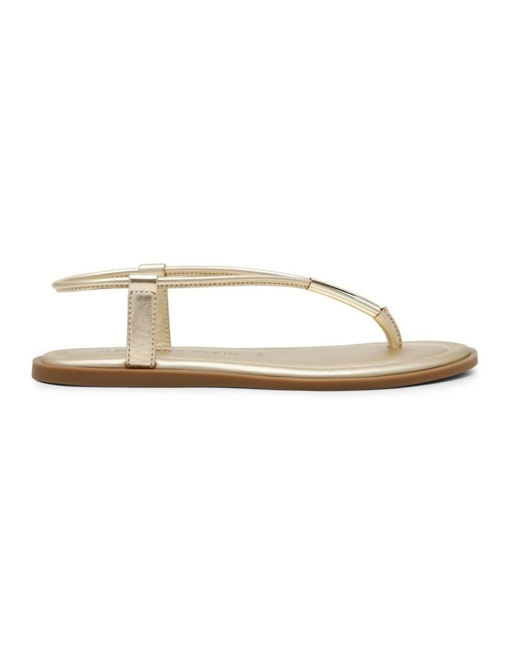 Kylian Gold Flat Strappy Sandal image 3