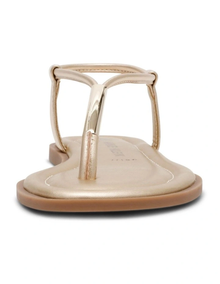 Kylian Gold Flat Strappy Sandal image 4
