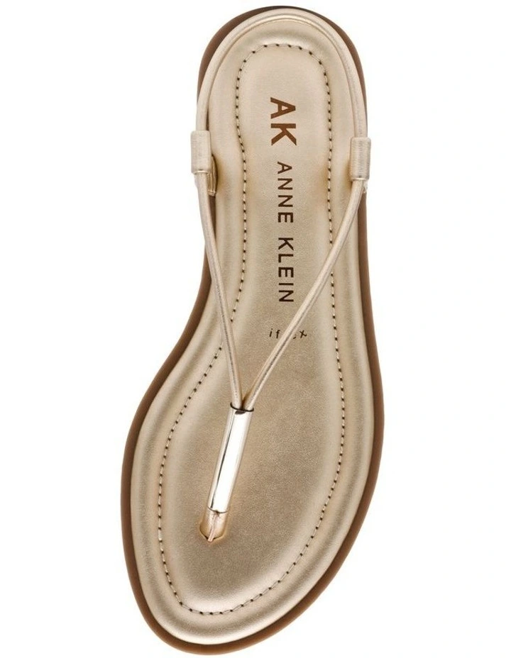 Kylian Gold Flat Strappy Sandal image 5