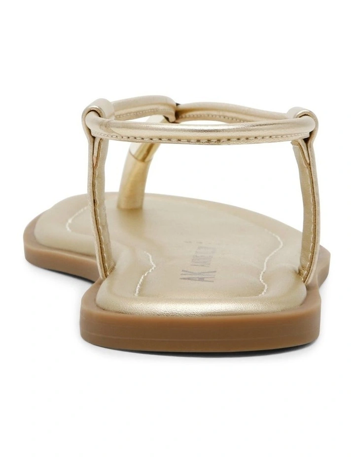 Kylian Gold Flat Strappy Sandal image 6