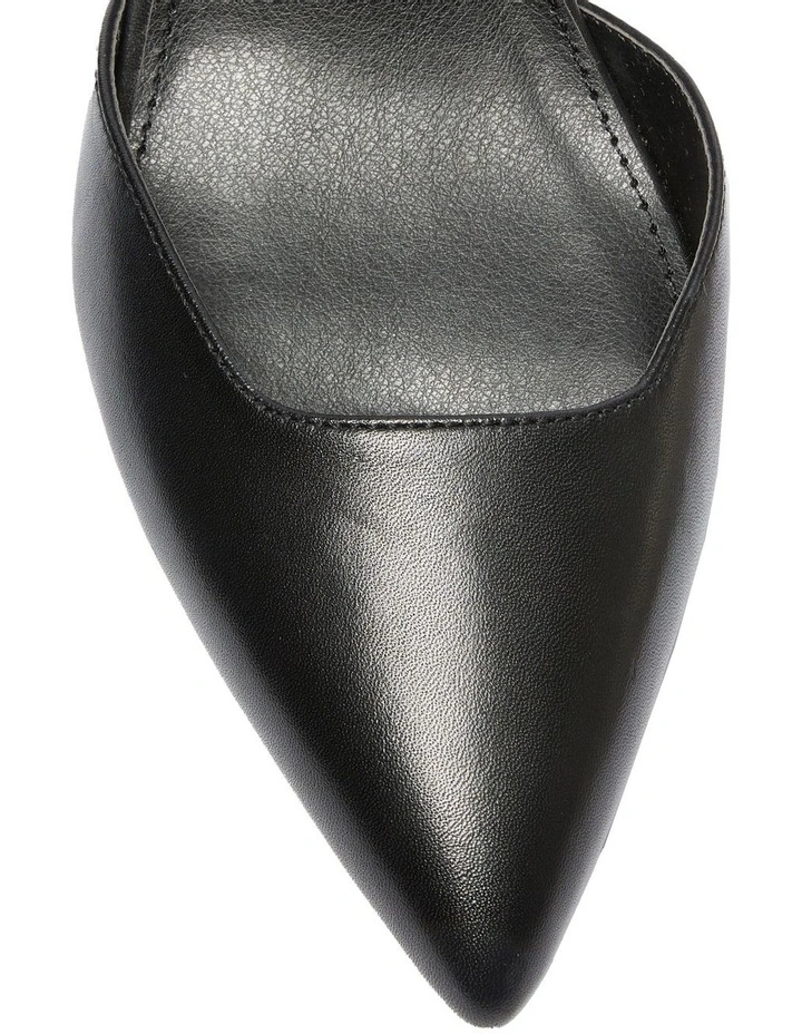 Ingrid Heeled Shoes in Black Leather image 7