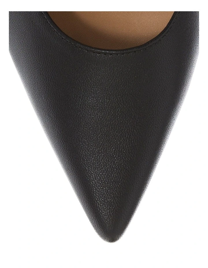 Amaya Heeled Shoes in Black Leather image 4