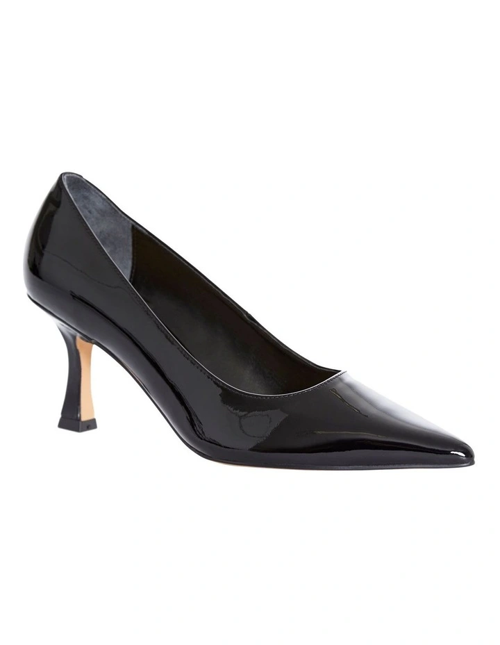 Amaya Heeled Shoes in Black Patent image 2