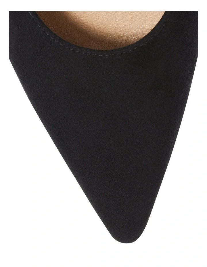 Amaya Heeled Shoes in Black Suede image 4