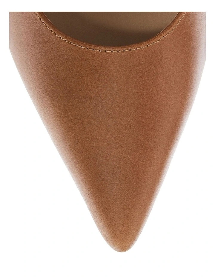Amaya Heeled Shoes in Cognac Leather image 4