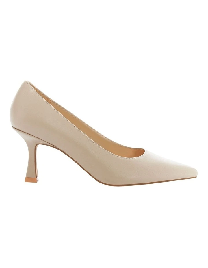 Amaya Heeled Shoes in Nude Leather image 1