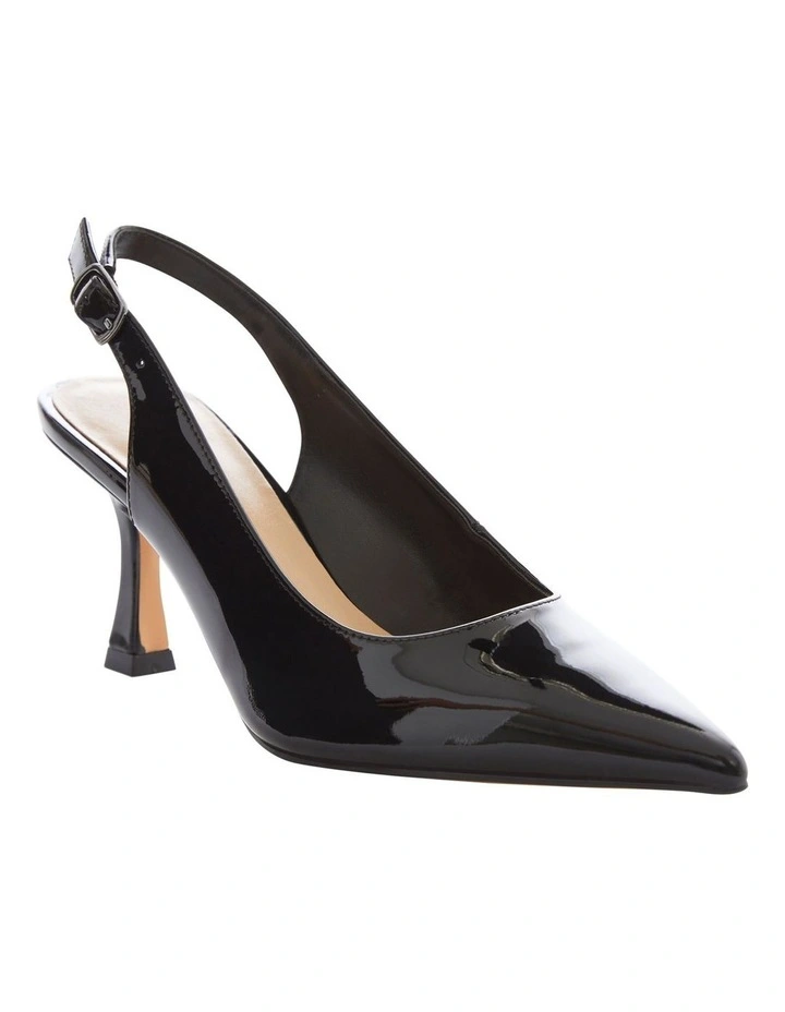 Astrid Heeled Shoes in Black Patent image 2