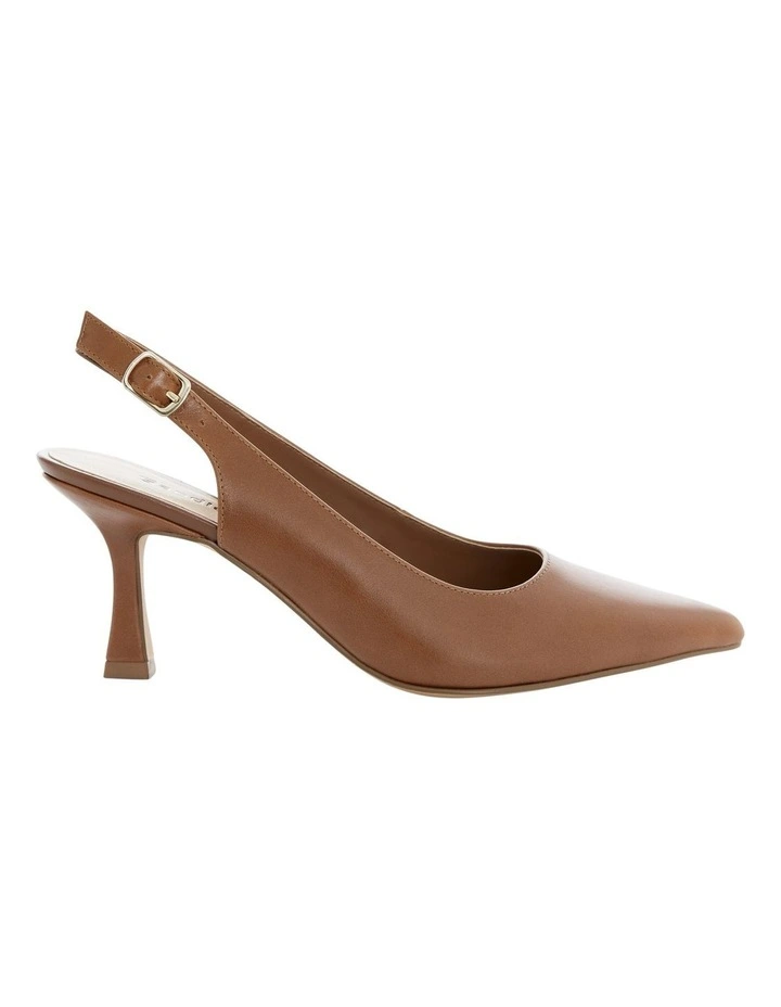 Astrid Heeled Shoes in Cognac Glove image 1