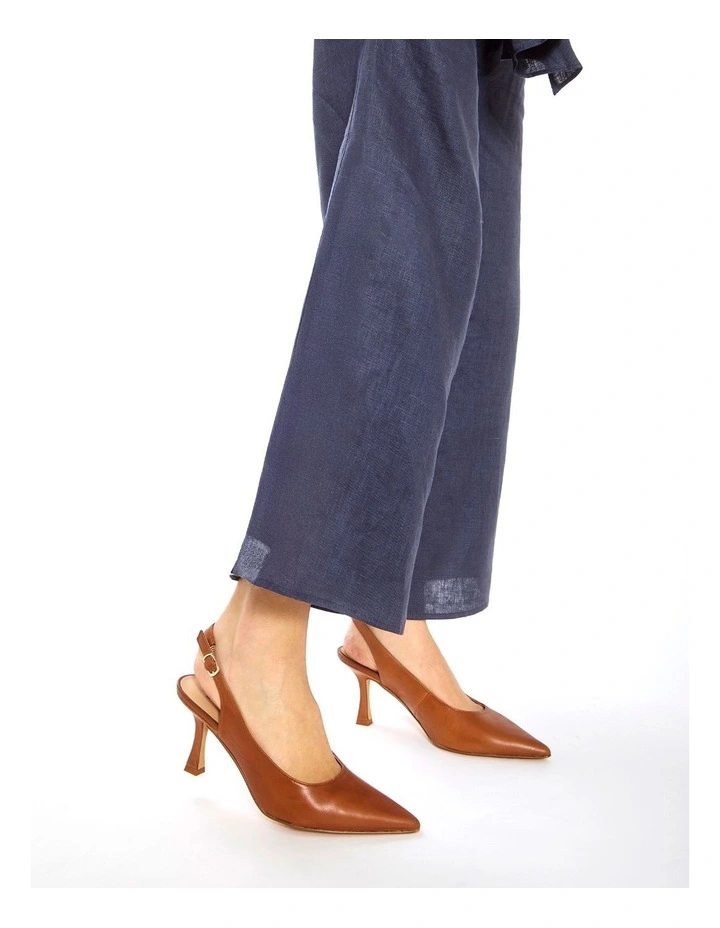 Astrid Heeled Shoes in Cognac Glove image 2