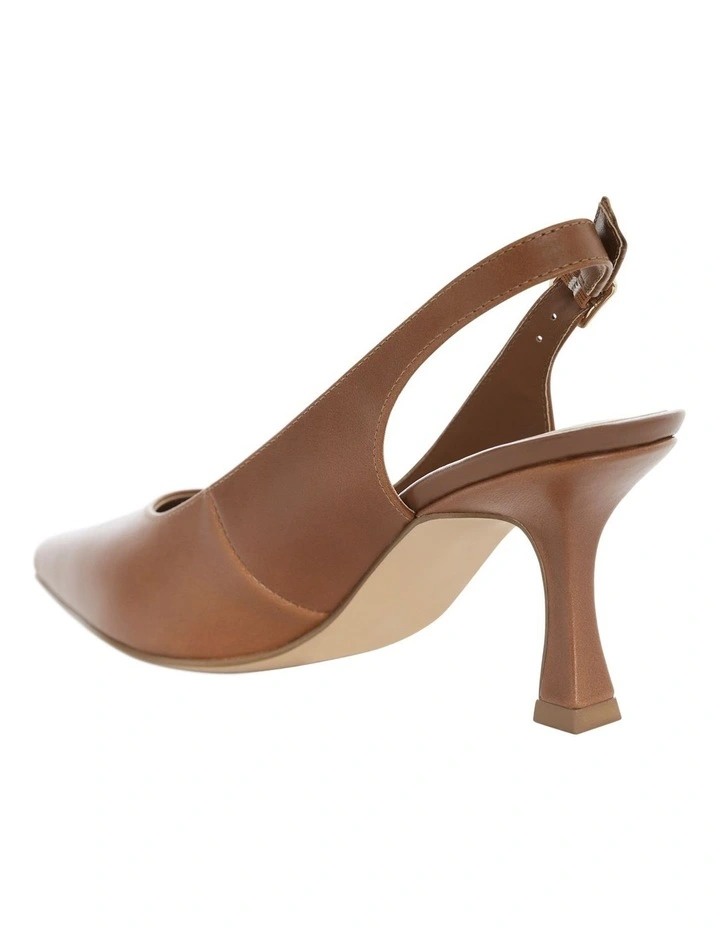 Astrid Heeled Shoes in Cognac Glove image 3
