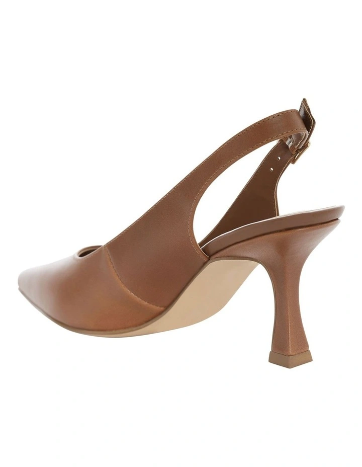 Astrid Heeled Shoes in Cognac Glove image 3