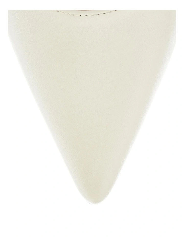 Astrid Heeled Shoes in Bone Leather image 4