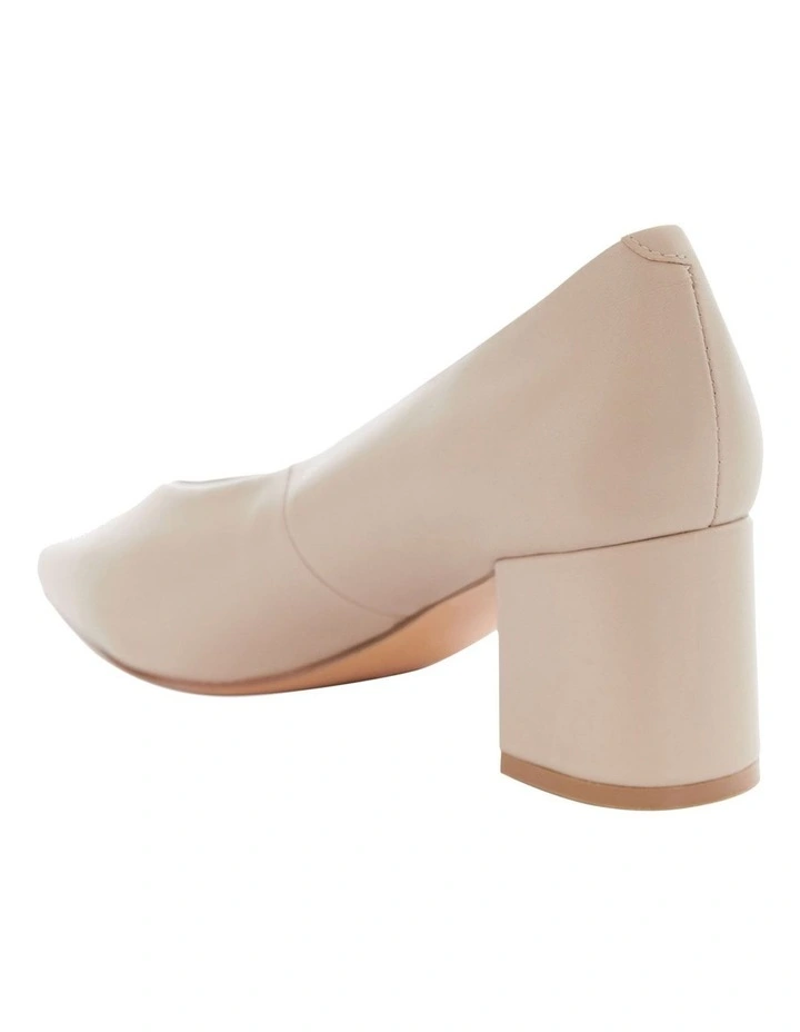 Jean Heeled Shoes in Nude Leather image 3