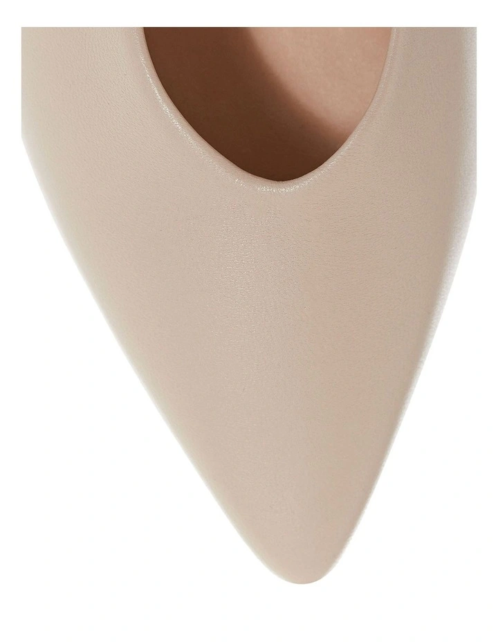 Jean Heeled Shoes in Nude Leather image 4