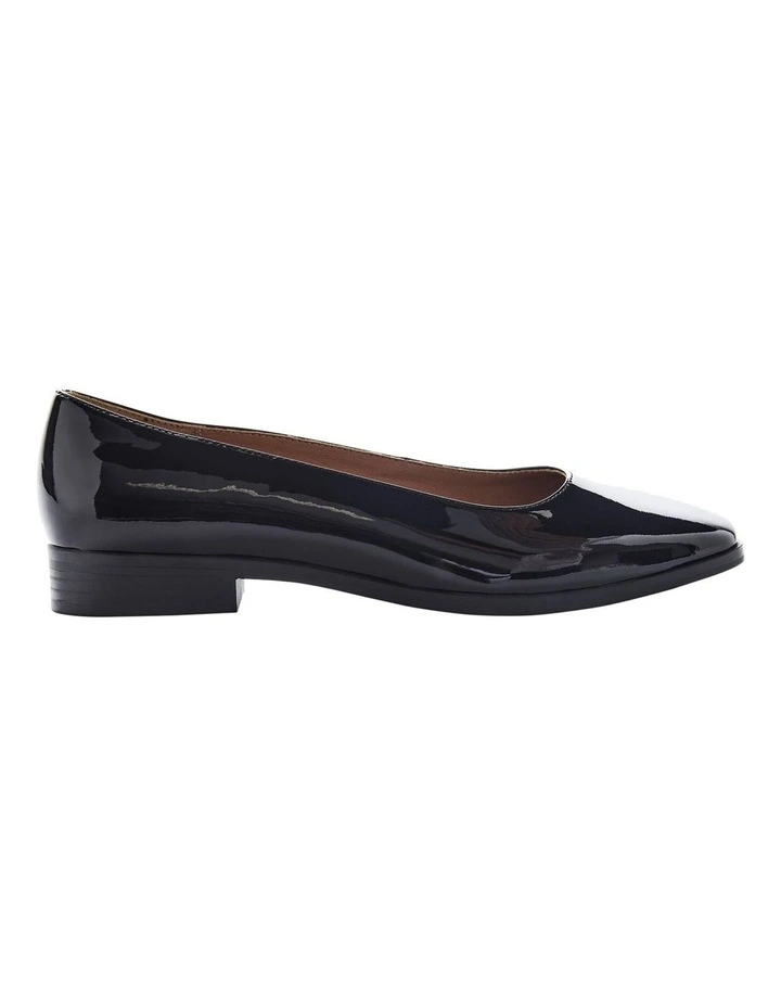 Avanti Flat Shoes in Black Patent Leather image 1