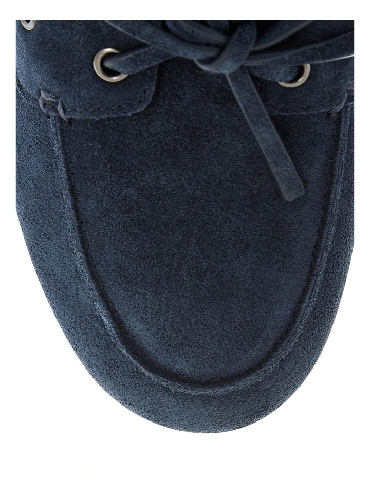 Ohio Flat Shoes in Navy Suede image 4