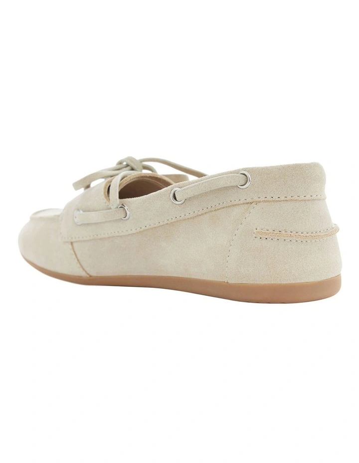 Ohio Flat Shoes in Taupe Suede image 3