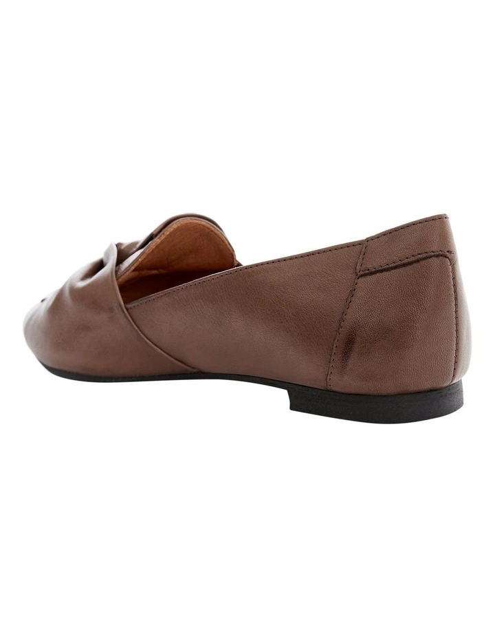 Rosco Flat Shoes in Chocolate image 3