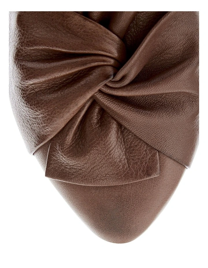 Rosco Flat Shoes in Chocolate image 4