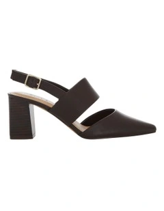 Kitson Heeled Shoes in Chocolate