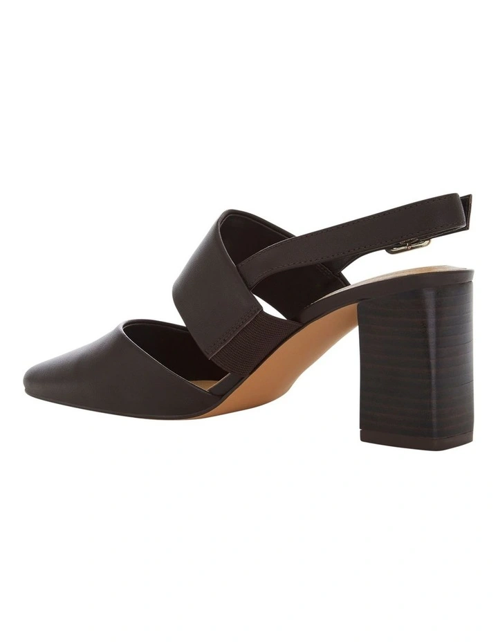 Kitson Heeled Shoes in Chocolate image 3