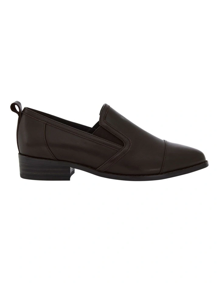 Tactic Flat Shoes in Chocolate Leather image 1