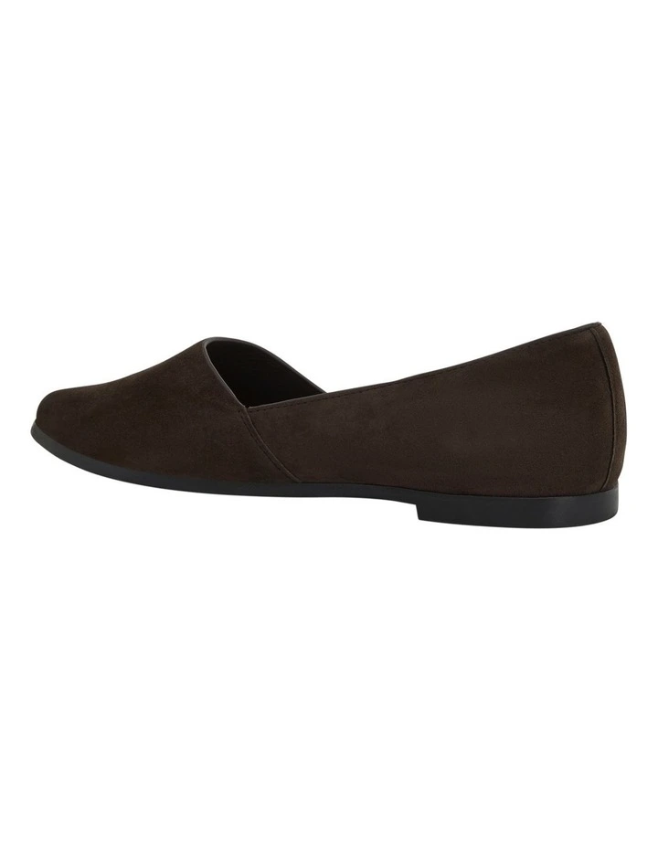 Fonteyn Flat Shoes in Chocolate Suede image 3