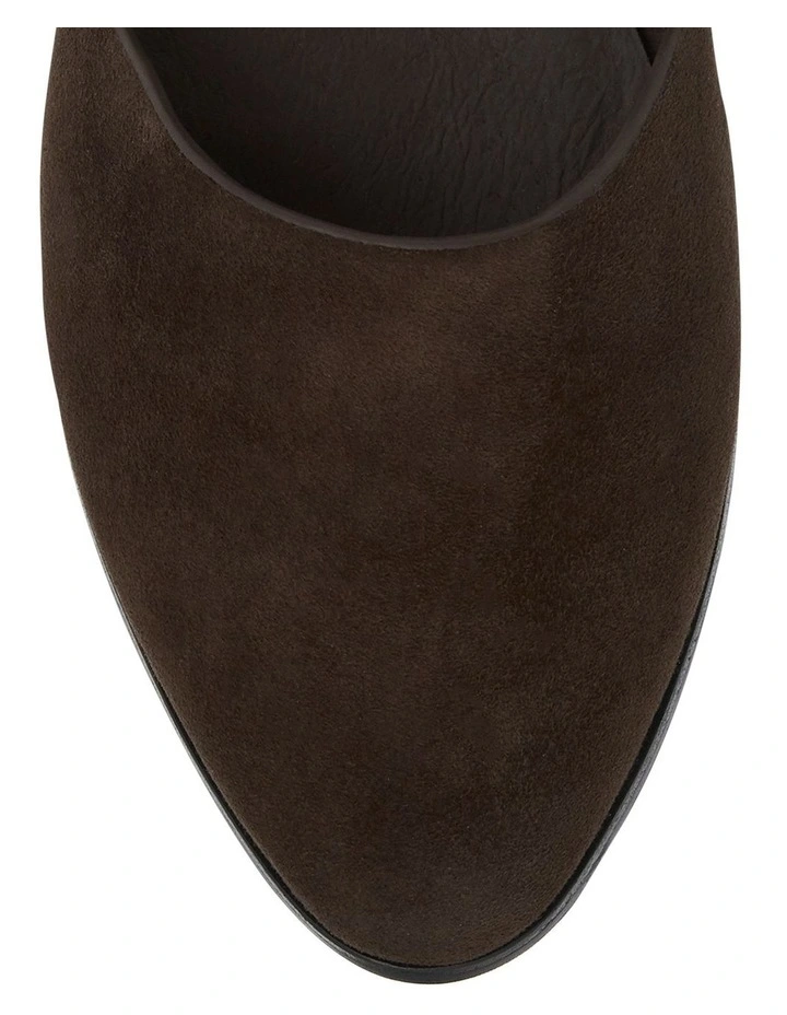 Fonteyn Flat Shoes in Chocolate Suede image 4