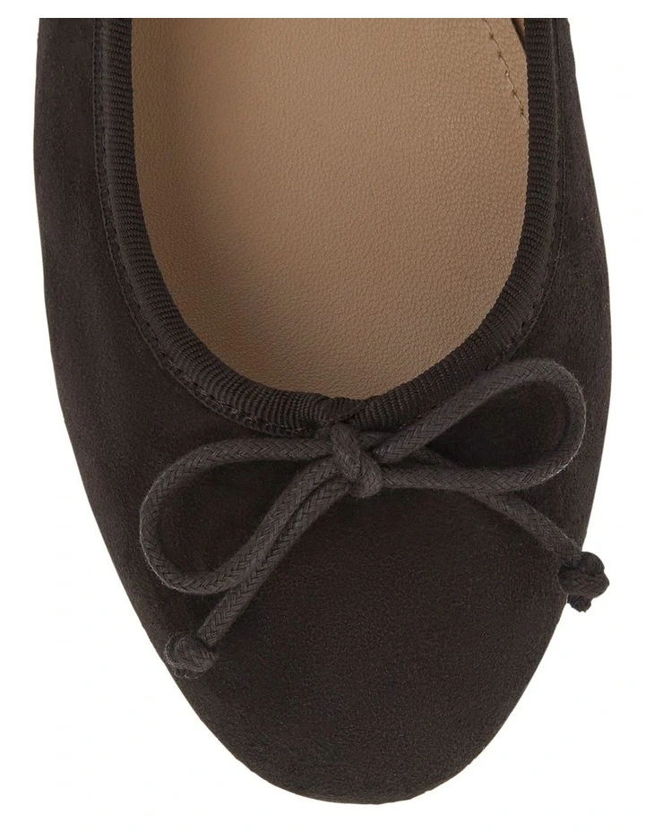 Fonteyn Flat Shoes in Chocolate Suede image 4