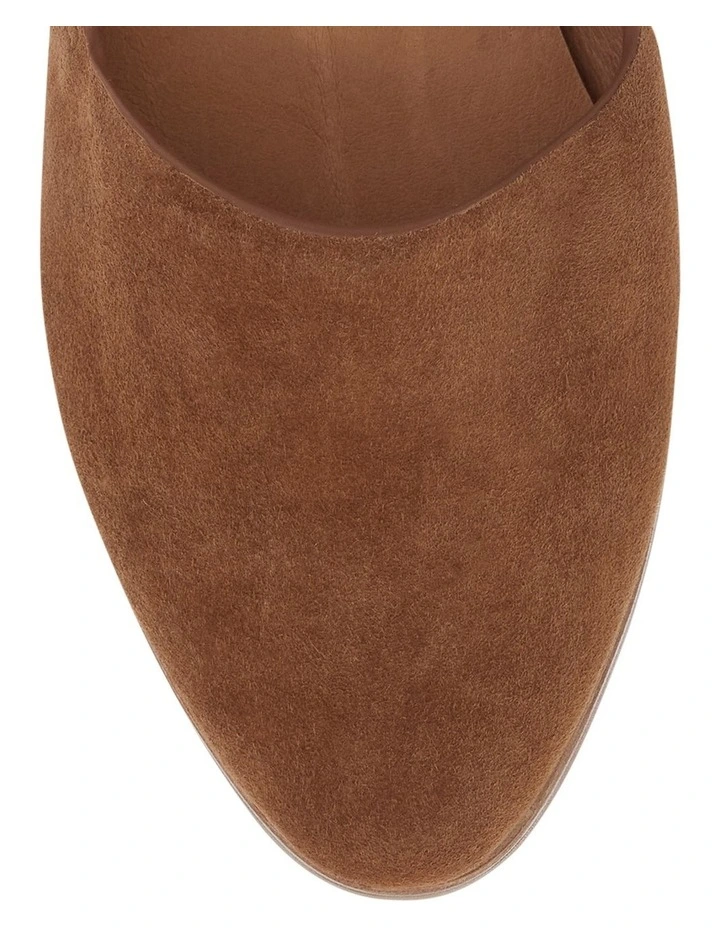 Rachael Flat Shoes in Tan Suede image 4