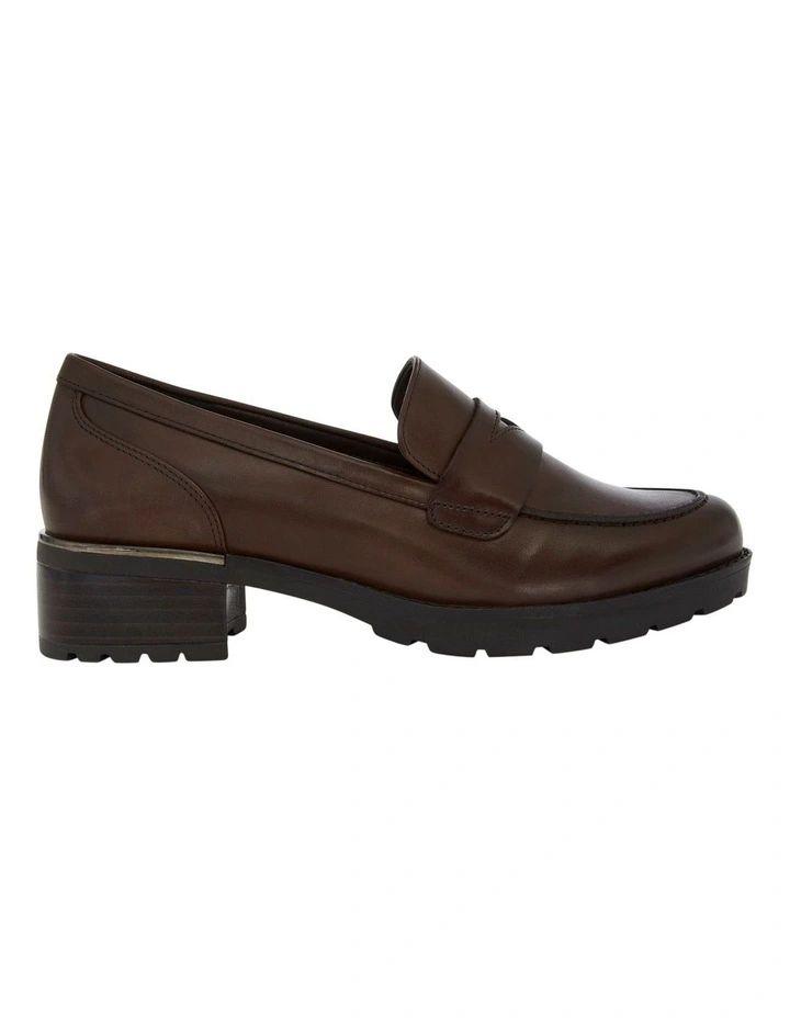 Impact Loafers in Chocolate Leather image 1