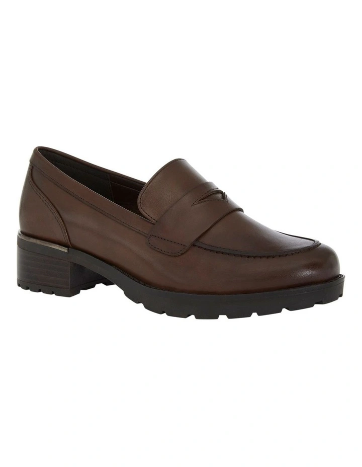 Impact Loafers in Chocolate Leather image 2