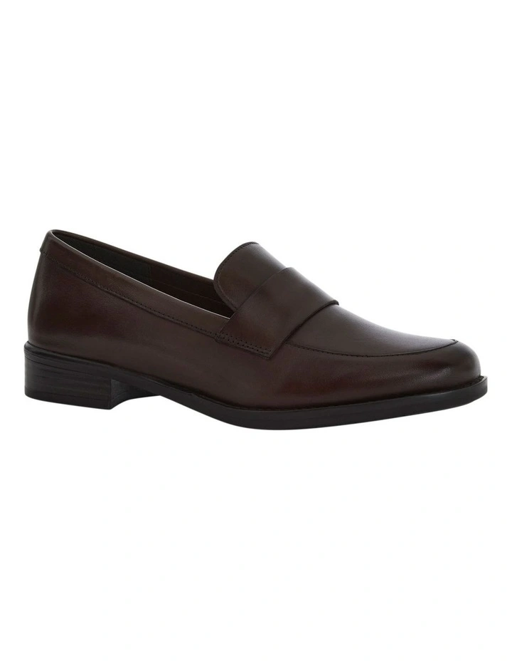 Infinity Loafer in Chocolate Leather image 2