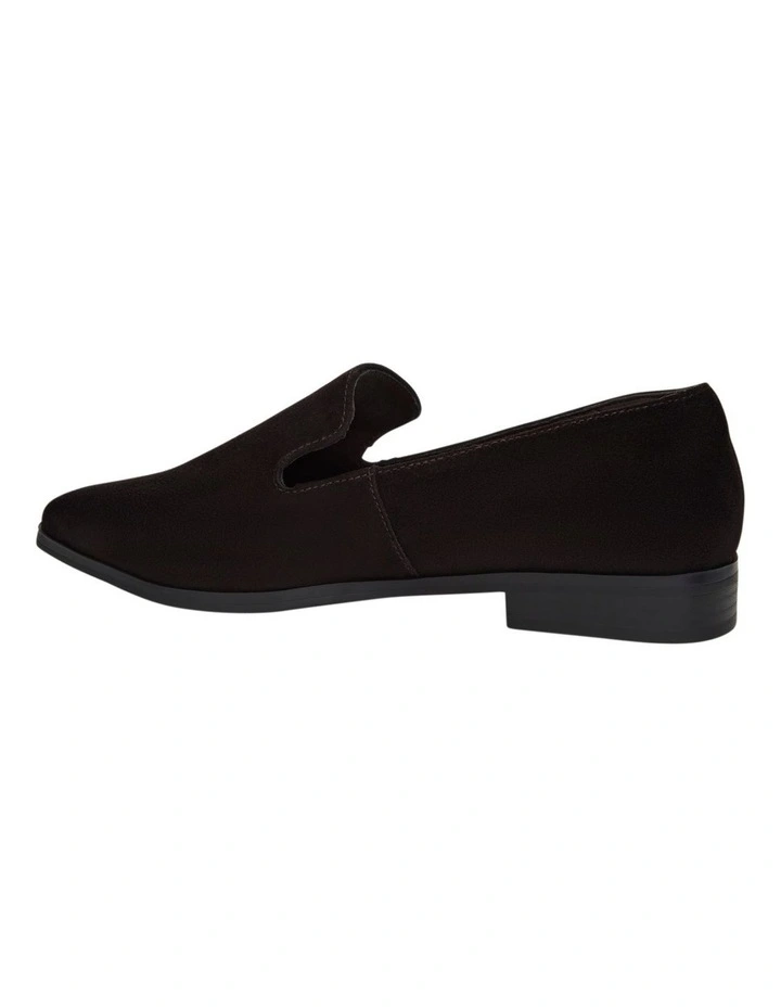 Manor Flat Shoes in Chocolate Suede image 3