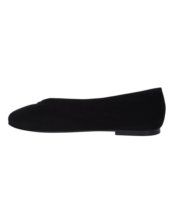 Esther Ballet Flats in Black Suede image 3
