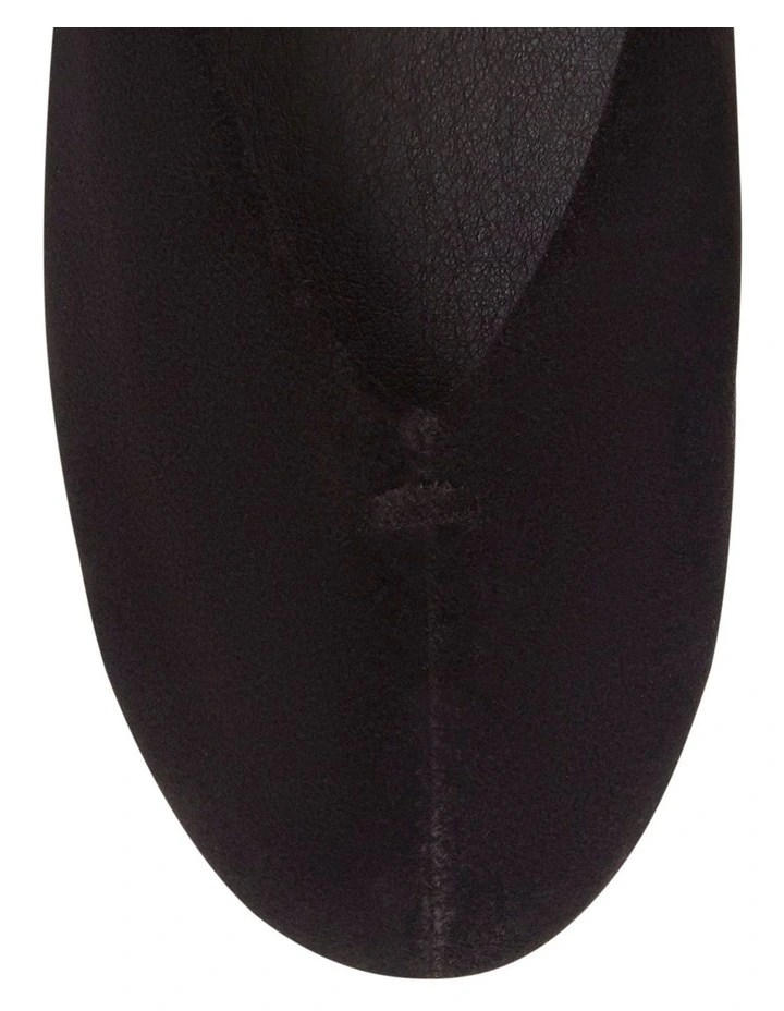 Esther Ballet Flats in Chocolate Suede image 4