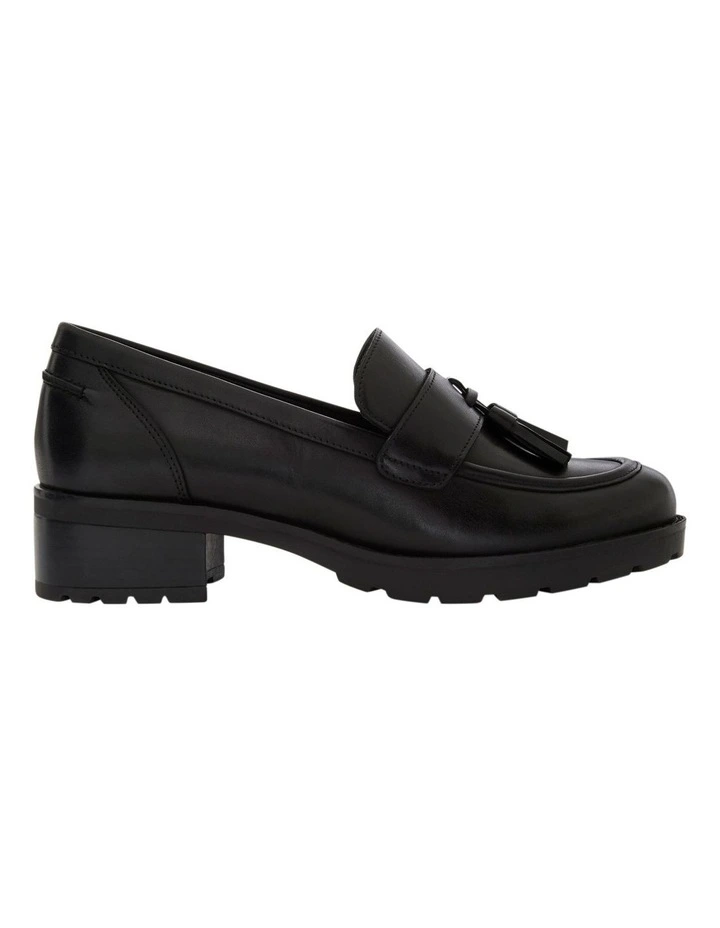 Isaac Loafers in Black Leather image 1