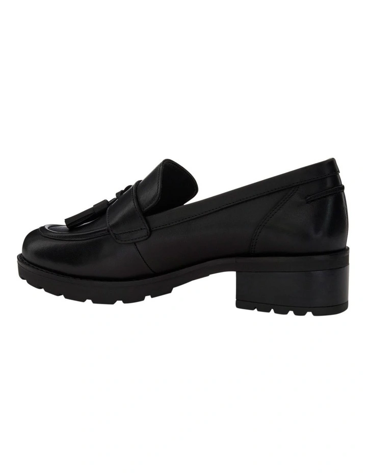 Isaac Loafers in Black Leather image 3
