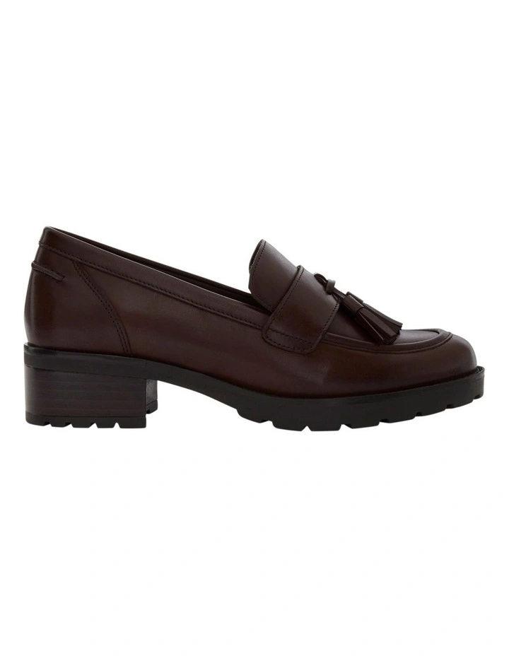 Isaac Loafers in Chocolate Leather image 1