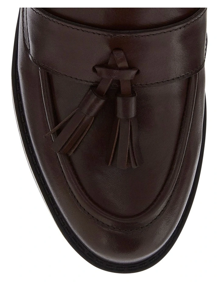 Isaac Loafers in Chocolate Leather image 4