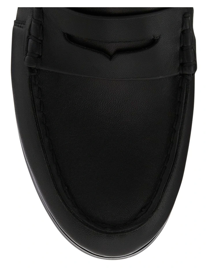 Spartan Loafers in Black Leather image 4