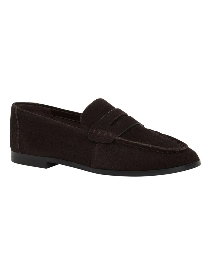Spartan Loafers in Chocolate Suede image 2