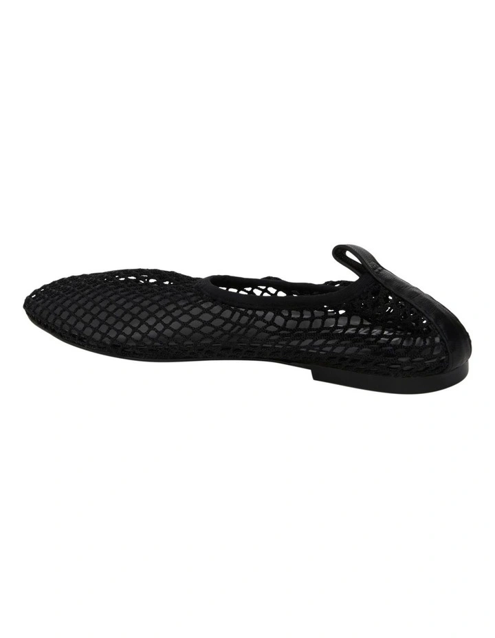 Gabi Ballet Flats in Black Mesh image 3
