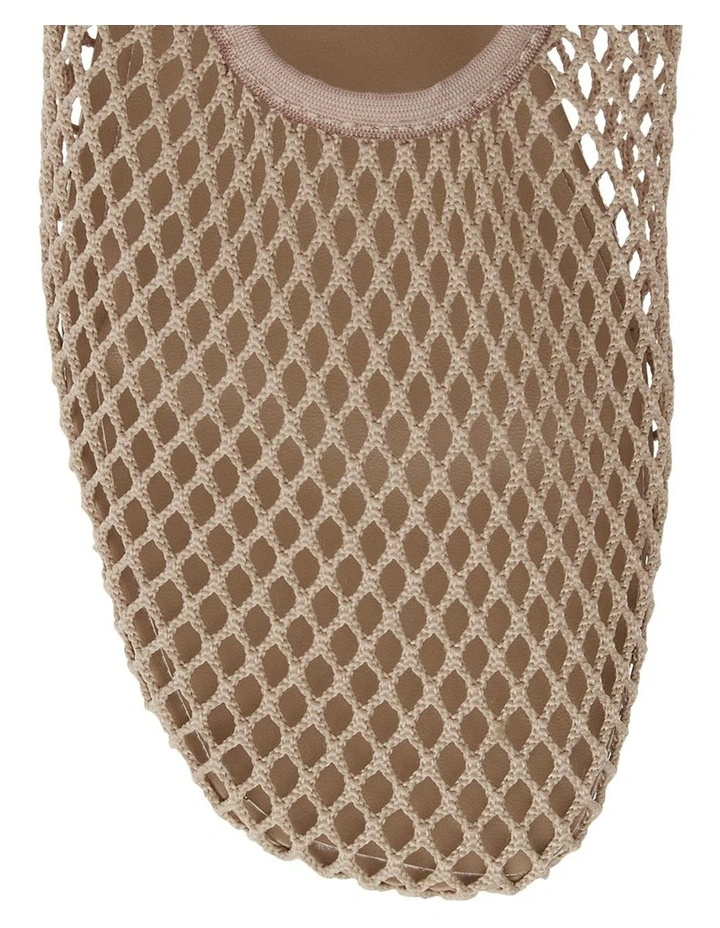Gabi Ballet Flats in Nude Mesh image 4