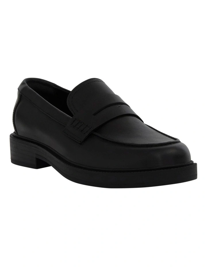 Pia Loafers in Black Leather image 2
